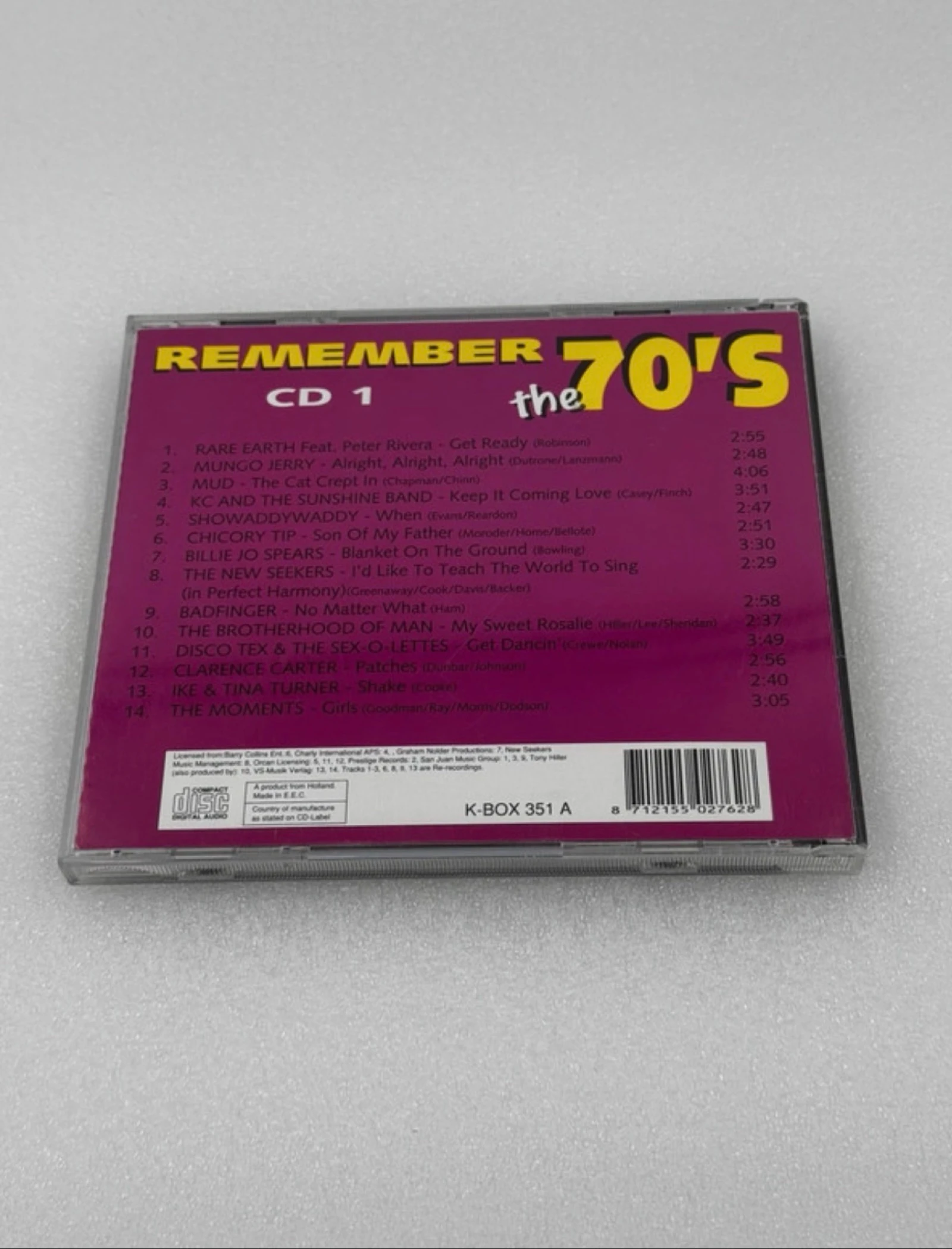Remember the 70's CD 1 - Divers Artistes – photo 2